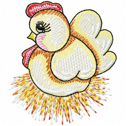 Chickens And Roosters Embroidery Design 2 Chickens And Roosters Embroidery Design 2